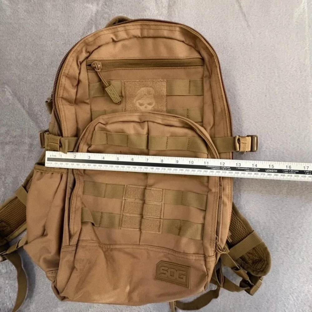 SOG Ninja Tactical Daypack Backpack 24.2L Desert Clay MOLLE YPB001SOG-DCLY